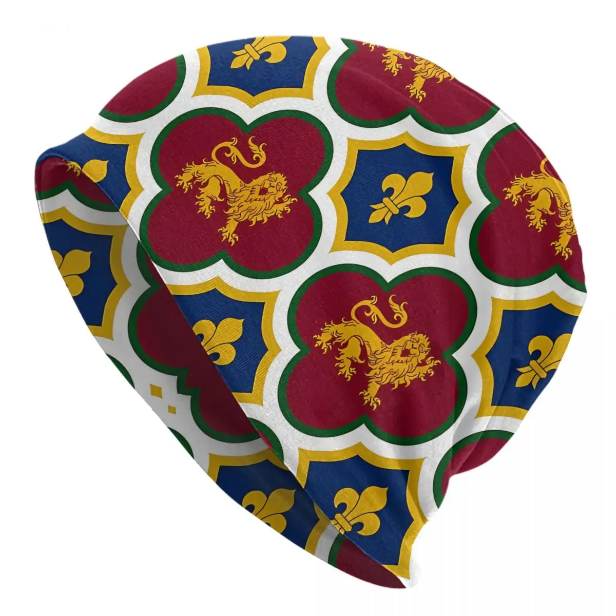 

Fleur De Lys Sport Hats Rochester Cathedral Medieval Heraldic Lion And Fleur De Lys Bonnet Hat Skullies Beanies Caps