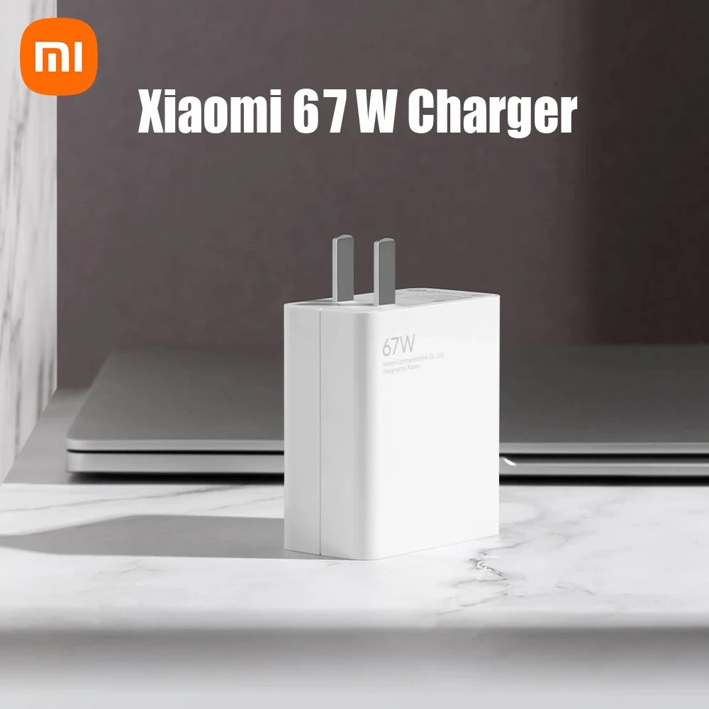

Зарядное устройство Xiaomi, 67 Вт, 6 А, USB Type-C, настенное зарядное устройство, адаптер питания, блок зарядки для Huawei/Samsung
