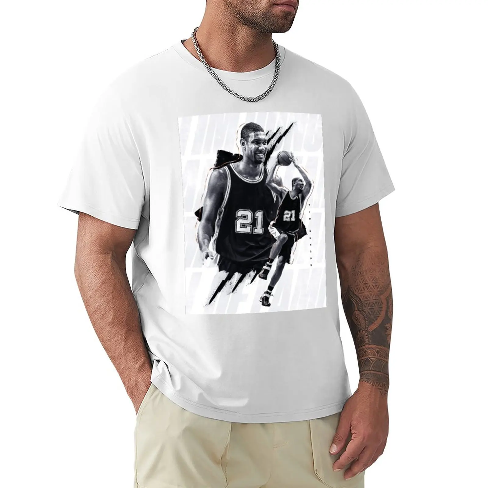 

T-shirts Timss And Duncanss 2023 Basketball Stars (9) Basketballer Player Sports Creative Kemp Activity Competition Eur Size