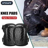 hard shell knee pads for work construction heavy duty comfortable anti slip foam knee pads for cleaning flooring and garden