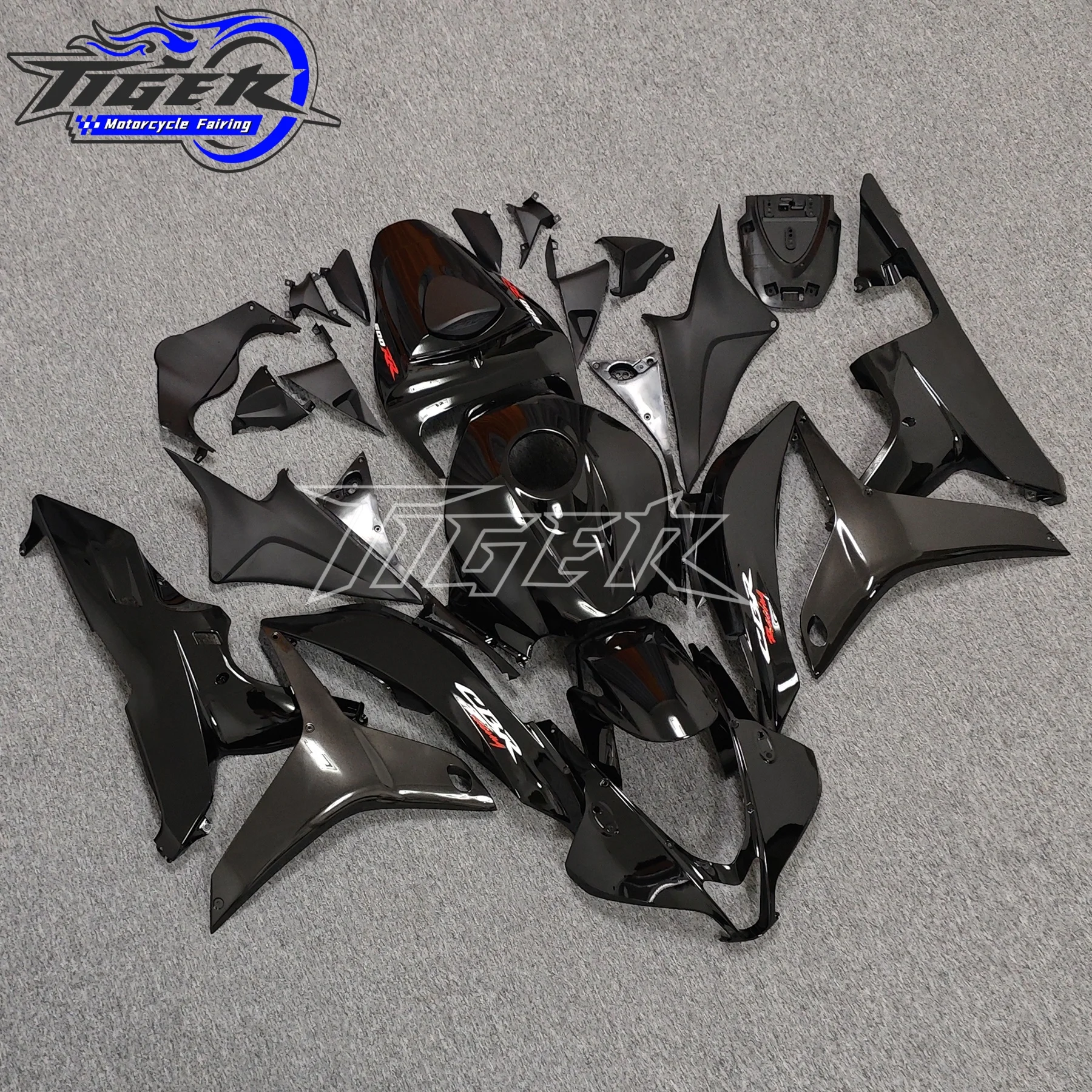 Фото Комплект обтекателей для мотоцикла из АБС-пластика для Honda CBR600RR F5 2007 2008, обтекатели CBR 600 RR 07 CBR600 08, глянцевый черный корпус №2