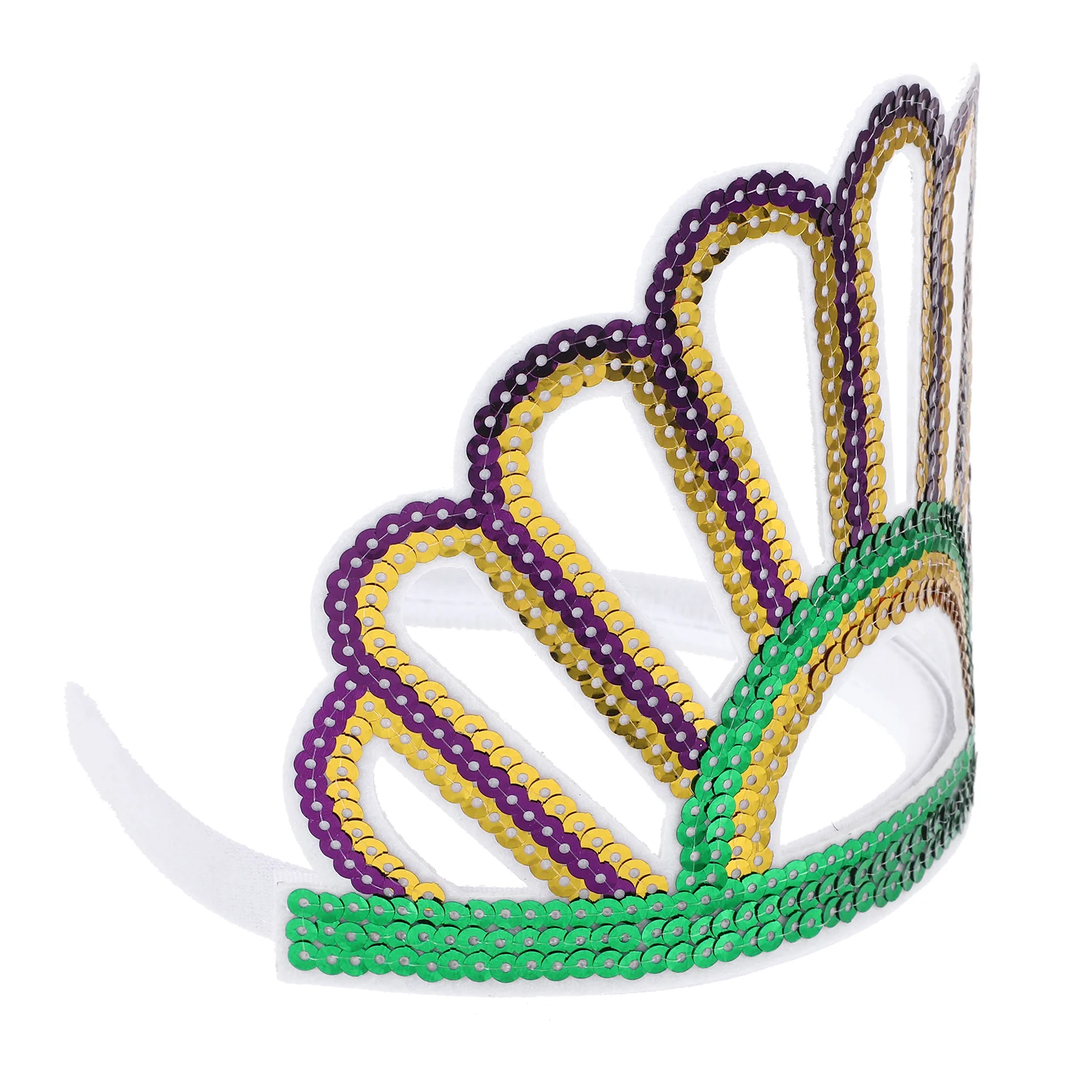 

Birthday Crown Women Headband Sequin Headdress Decor Headband Birthday Hair Accessory