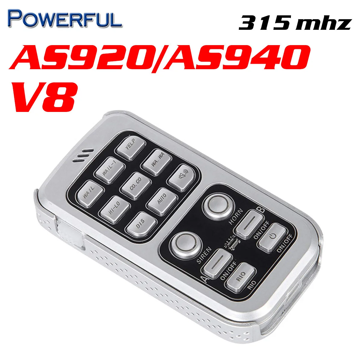 

Беспроводной пульт дистанционного управления 315 Гц автомобильный звуковой сигнал запчасти микрофонная система мегафон 12 В для громкоговорителя полицейская сирена