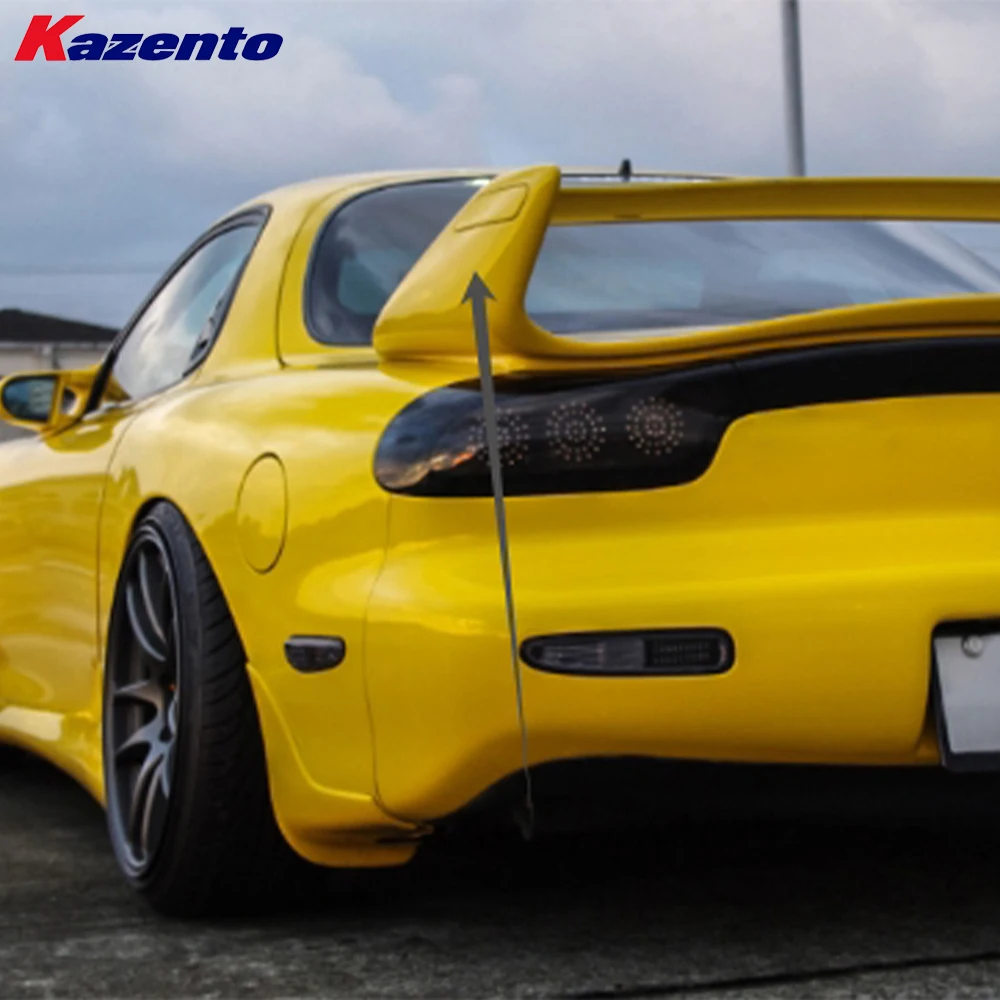 Фото Заглушка заднего спойлера из карбона для Mazda RX-7 FD RX7 FD3S Mazdaspeed №2