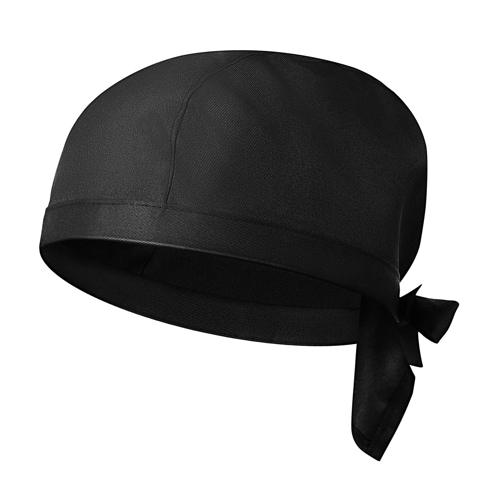 

3 Pcs Head Turban Chef Caps Waiter Hat Kids Black Tie Catering Hats Pirate Accessories