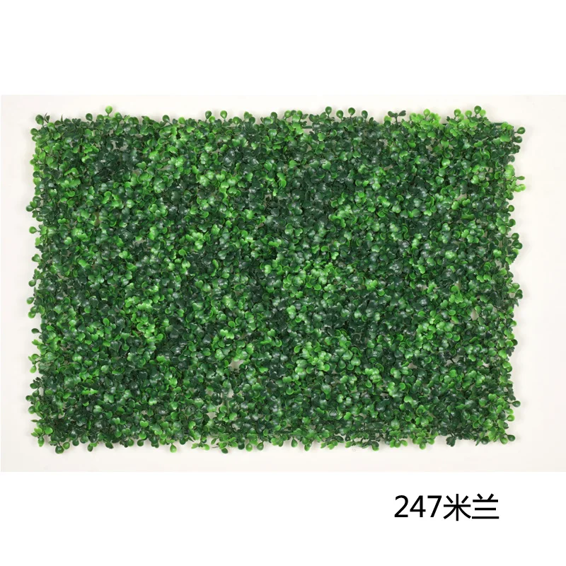 Simulated Lawn Milan Grass Plastic Artificial Turf False Green Plant Balcony Background Decoration Plant Wall