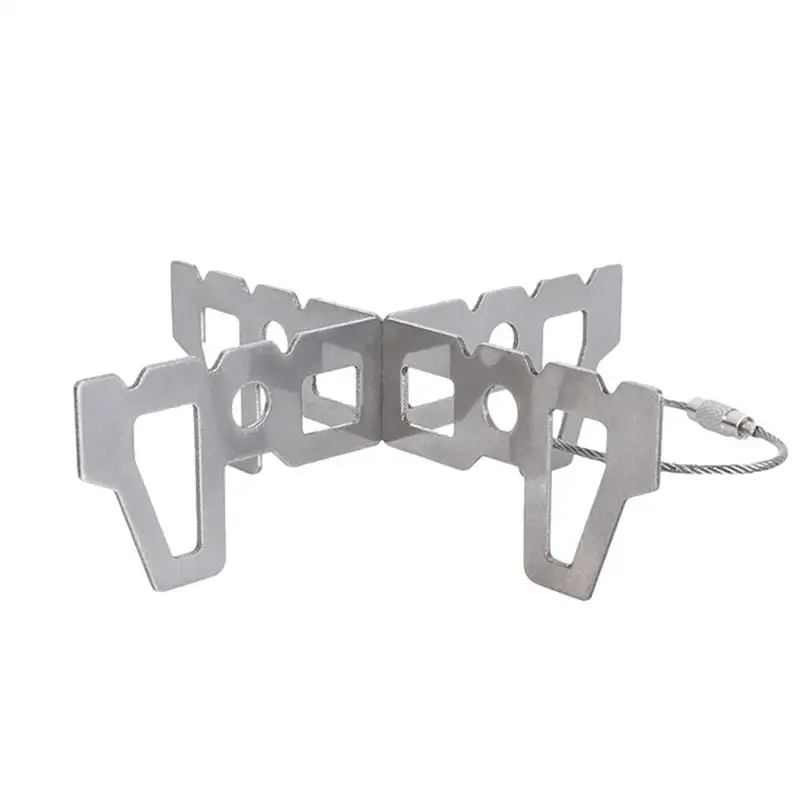 Подставка для спиртовой плиты из нержавеющей стали сверхлегкая поперечная