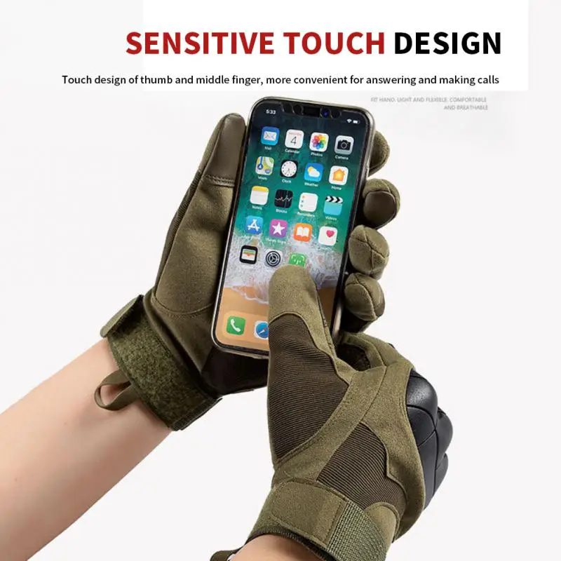 

1pair Tactical Gloves Unisex Outdoor Military Protection Sports Training Mittens Gloves Outdoor Fans Riding Gloves
