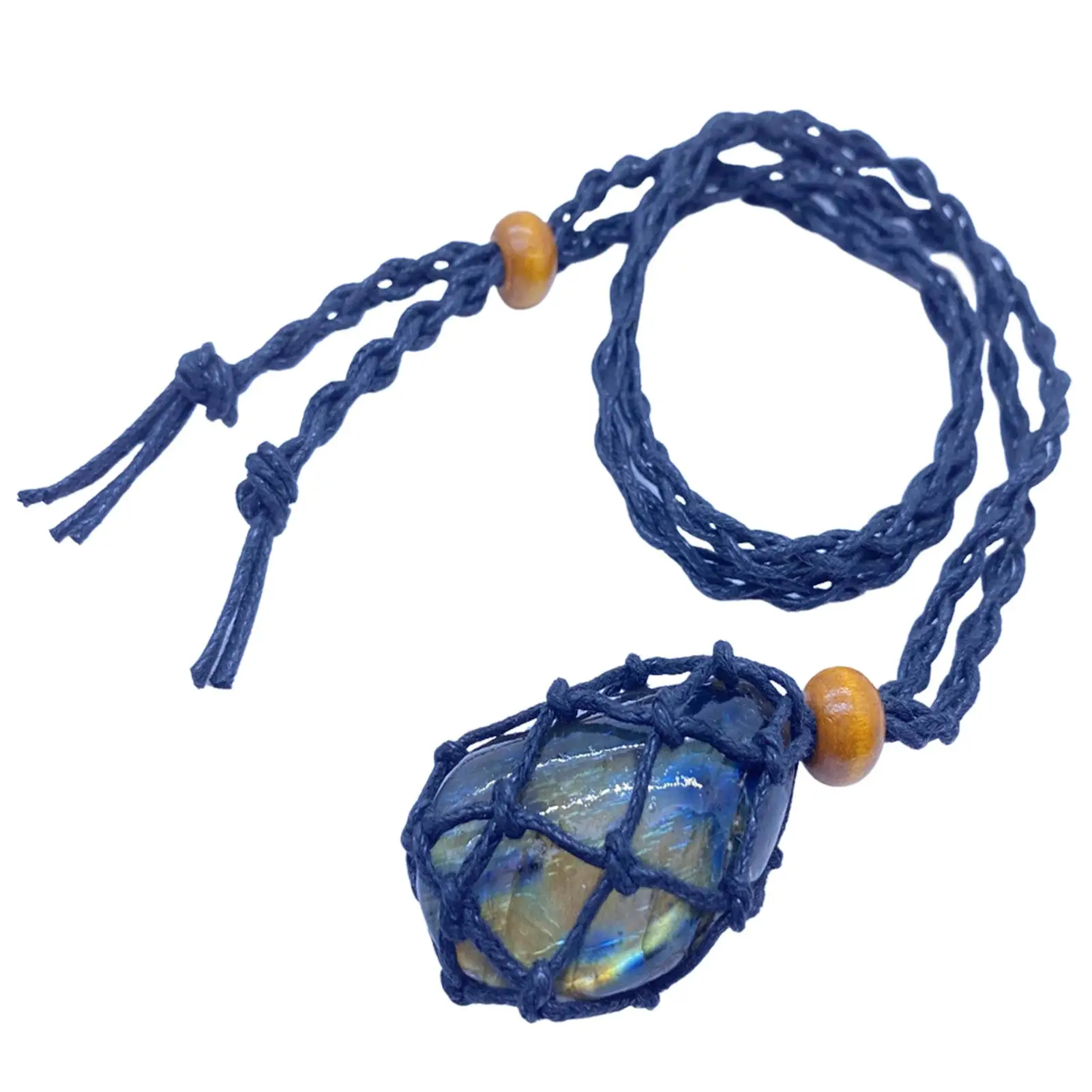 

Natural Labradorite Necklace Natural Labrodite Stone Healing Gemstone Irregular Handmade Wire Wrapped Natural Crystal Moonstone