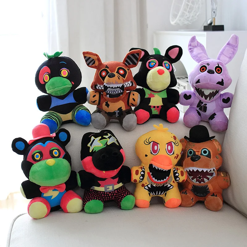 FNAF пурпурный плюшевый кошмар Бонни плюшевые игрушки пять ночей у Фредди мягкие