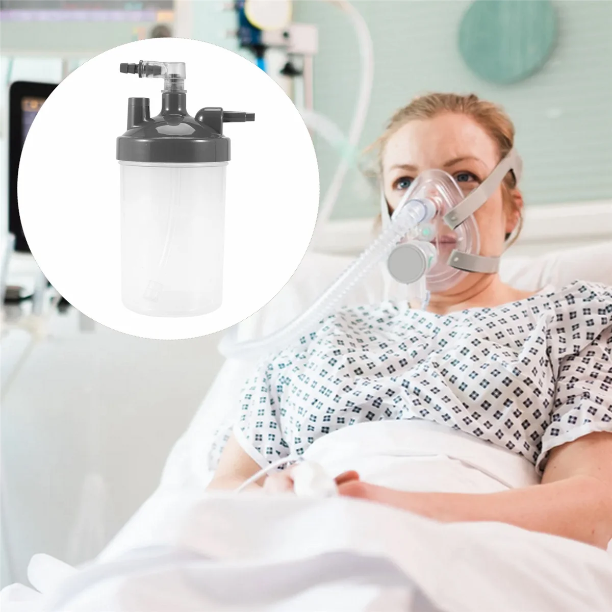 Кислородный генератор бутылки для увлажнителя Замена Практическая многоразовая