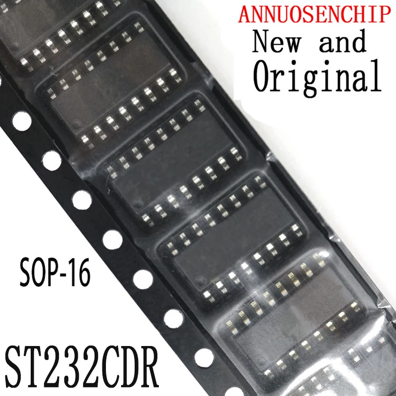 10 шт. Новый и оригинальный SOP16 ST232C SOP ST232 SOP-16 Чип трансивера ST232CDR