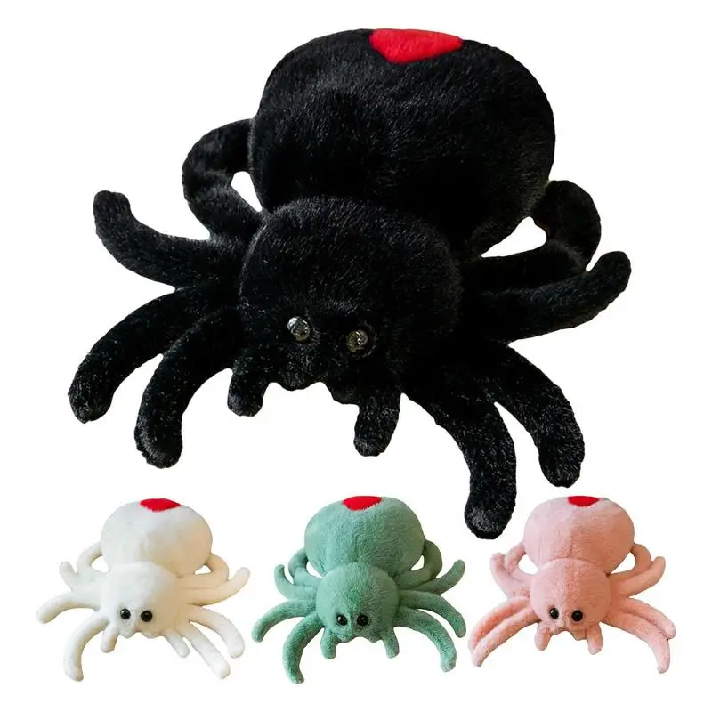 

Spider Plush Toy Throw Pillow Plush Cartoon Doll Toy PP Cotton Filling Decoration Supplies For Kids Room Living Room Couch And