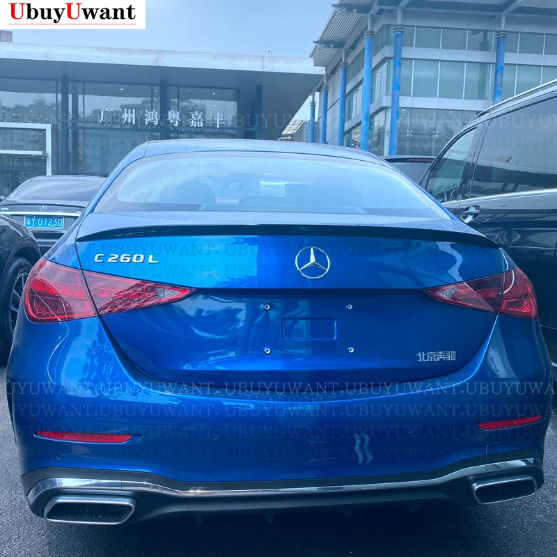 

Rear Wing Spoiler For Mercedes-Benz W206 C-class 2020 2021 W206 4-Door Amg Style ABS Car Tail Wing Decoration Rear Trunk Spoiler