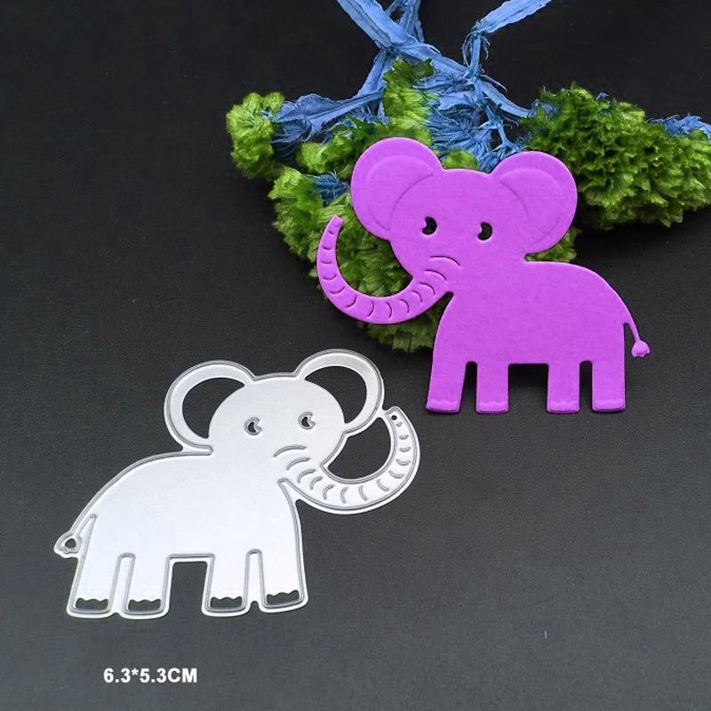 

Metal CUTTING DIES Long Nose Elephant Card Making Supplies craft Scrapbooking Stencil Embossing New 2022 Die cutter Decor