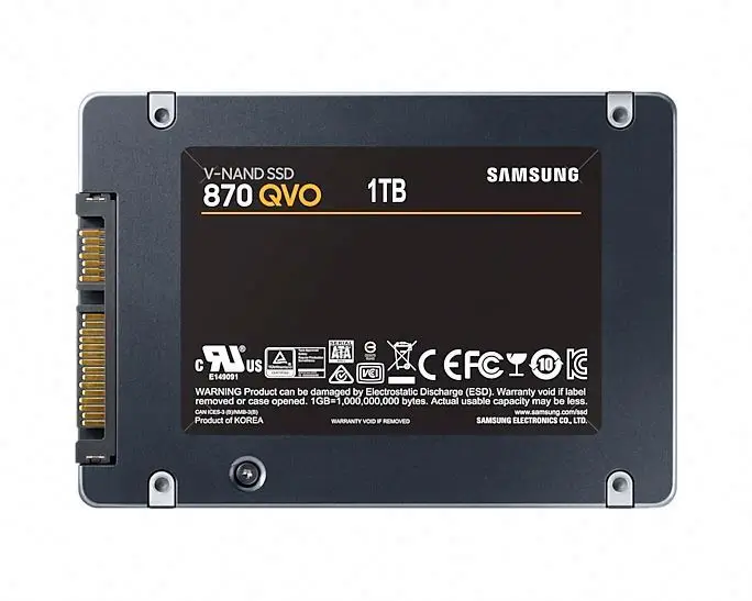 ДЛЯ твердотельного накопителя SAMSUNG MZ-77Q1T0B/CN 1 ТБ 870 QVO SATA 2 5 дюйма SSD V-NAND 4 бит MLC