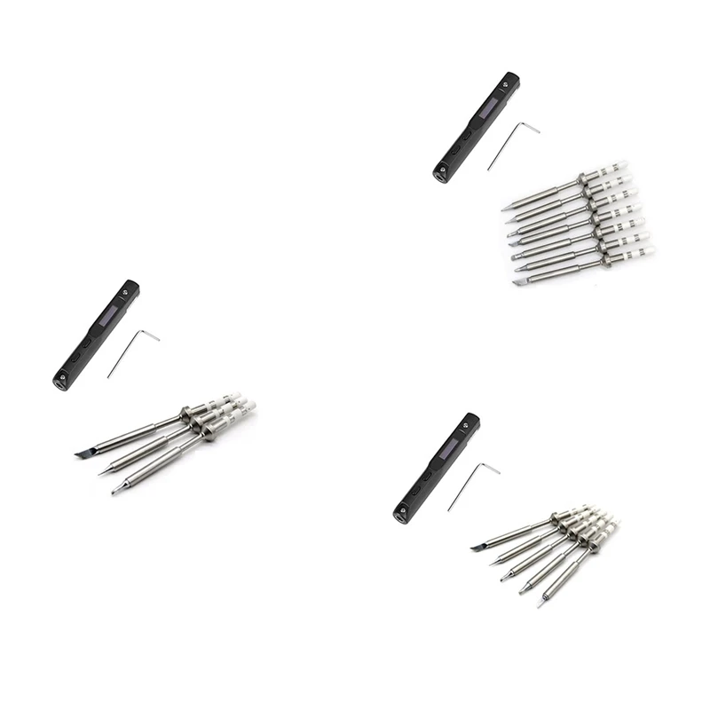 

Mini Portable TS100 OLED Programmable Electric Soldering Iron Station STM32 Digital Display Rapid Warming