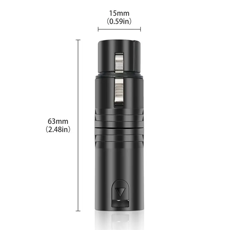 Набор адаптеров ABFN-XLR (2 шт.), 3-контактные разъемы для удлинения аудиокабелей и микрофонов (art.: 3920dbde98407) - 3920dbde98407