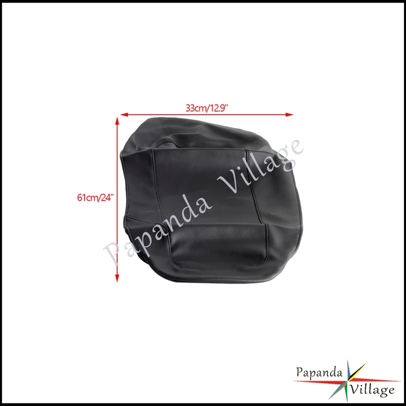 2X Leather Premium Saddlebag Lid Cover For Harley Touring Road Glide Street King 2014-2022 Motorcycle Accessories - купить по