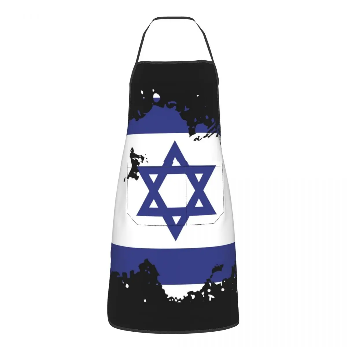 Кухонный фартук в стиле гранж флаг Израиля рабочий шеф-повара ресторан красота