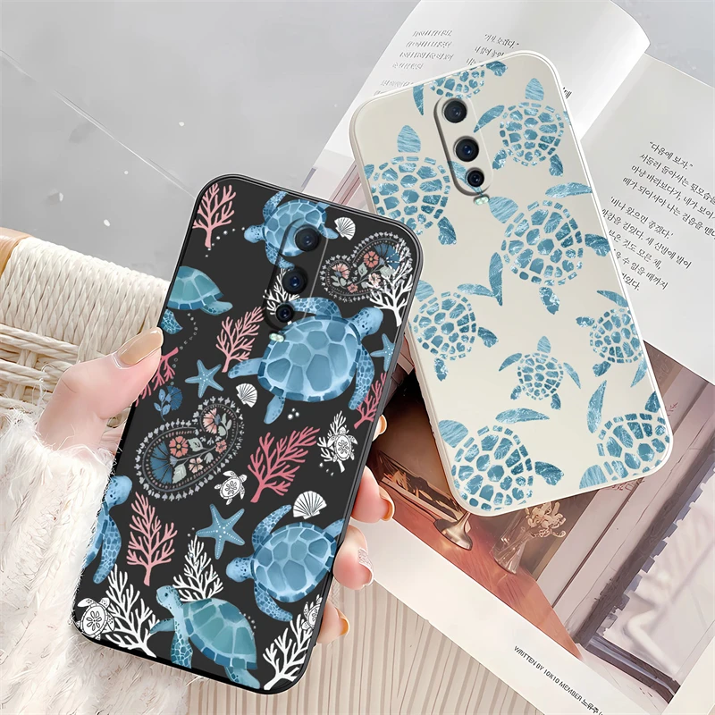 Cute Little Turtle Phone Case For OPPO Realme Narzo 20 30 50 Pro 30A 50I Prime Silicone Soft Shockproof Bumper Back Cover Funda