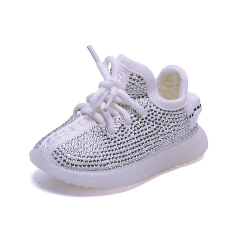 

2020 Spring/Autumn Baby Girl Boy Toddler Shoes Infant Rhinestone Sneakers Coconut Shoes Soft Comfortable Kid Shoes