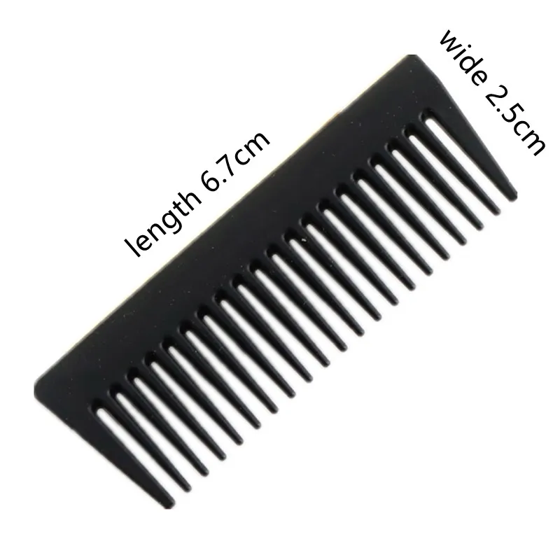 Профессиональные чёрные расчески 2 в 1, гребень для ножниц, парикмахерские инструменты, ножницы, 5 шт.