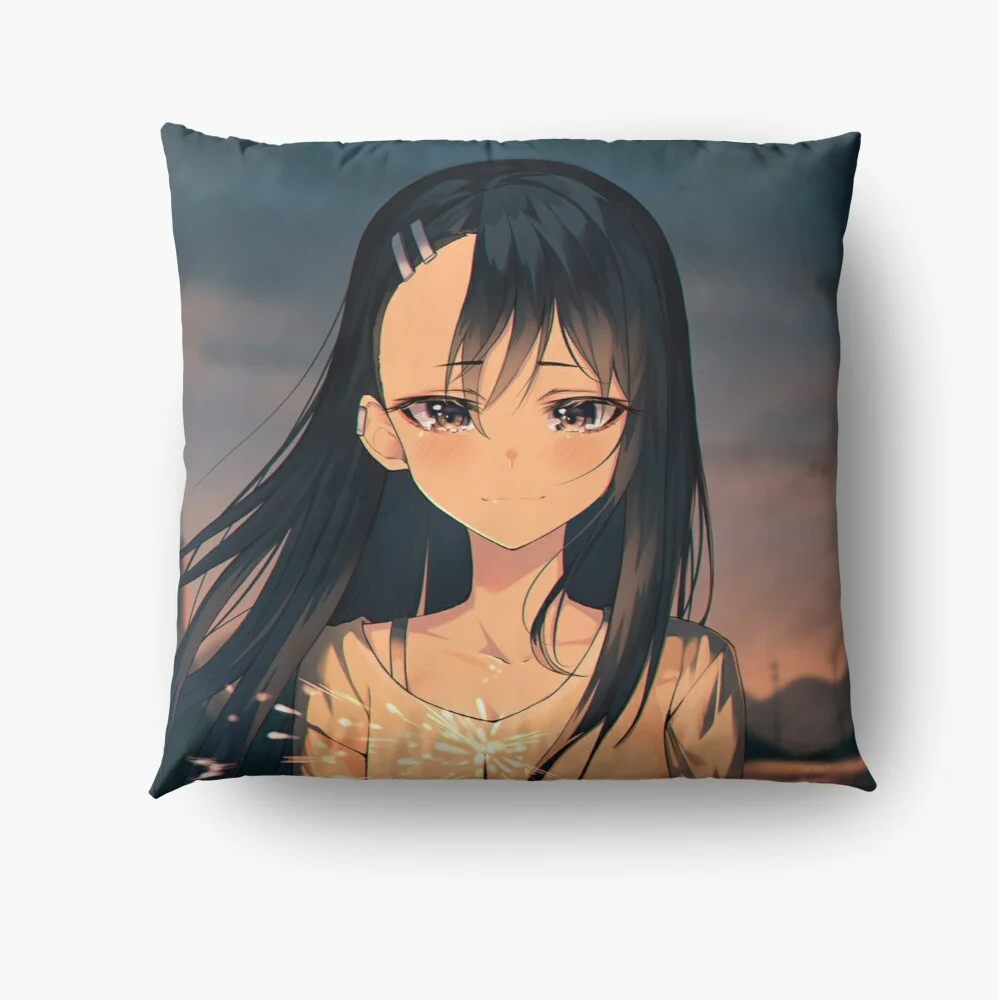 

Don't Toy with Me Miss Nagatoro / Ijiranaide Nagatoro San Pillow Cases Sofa Car Throw Pillow Cushion Cover Home Decoration