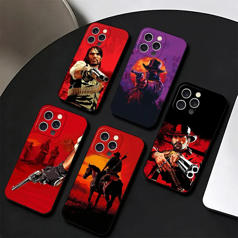 Фото Чехол для телефона Red Dead Redemption для iPhone 17 Air, 16, 15 Plus, 11, 14 Pro Max, 17E, 16E, 13, 12, 7, XS, X, 8, SE с индивидуальным дизайном №1