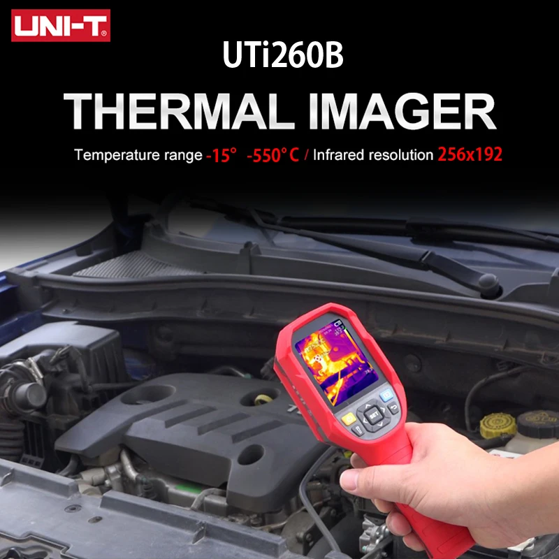 

UNI-T Инфракрасный Тепловизор с разрешением 256x192 SD-карта промышленный ручной тепловизор инфракрасный термометр
