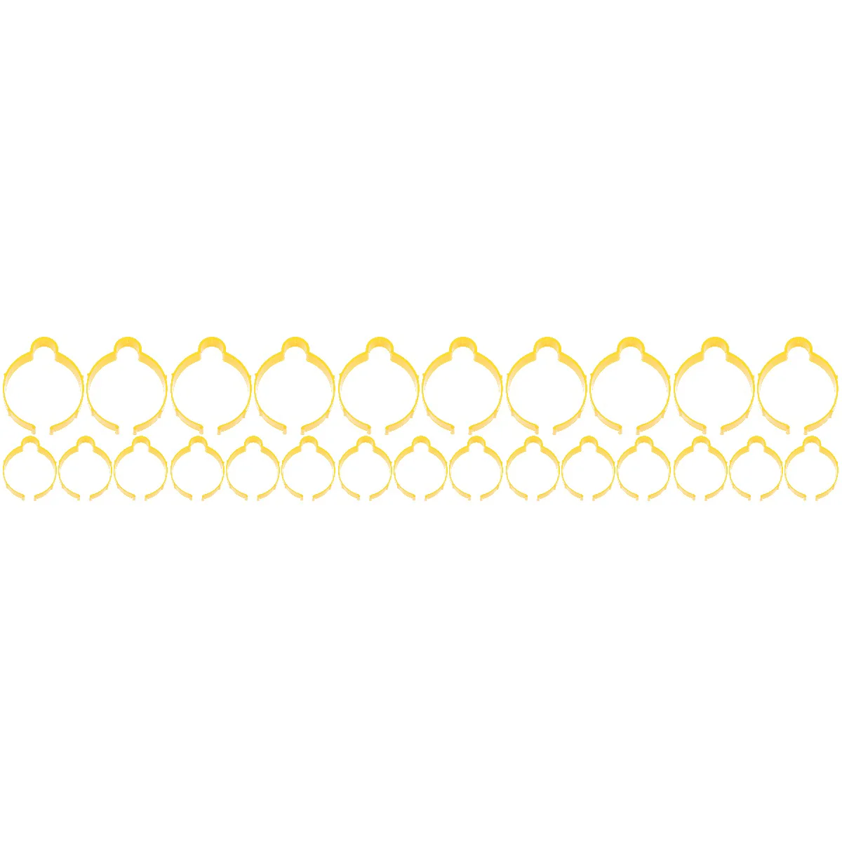 

25 Pcs Body Film Tool Light Weights Fixing Roll Rack Lightweight Plastic