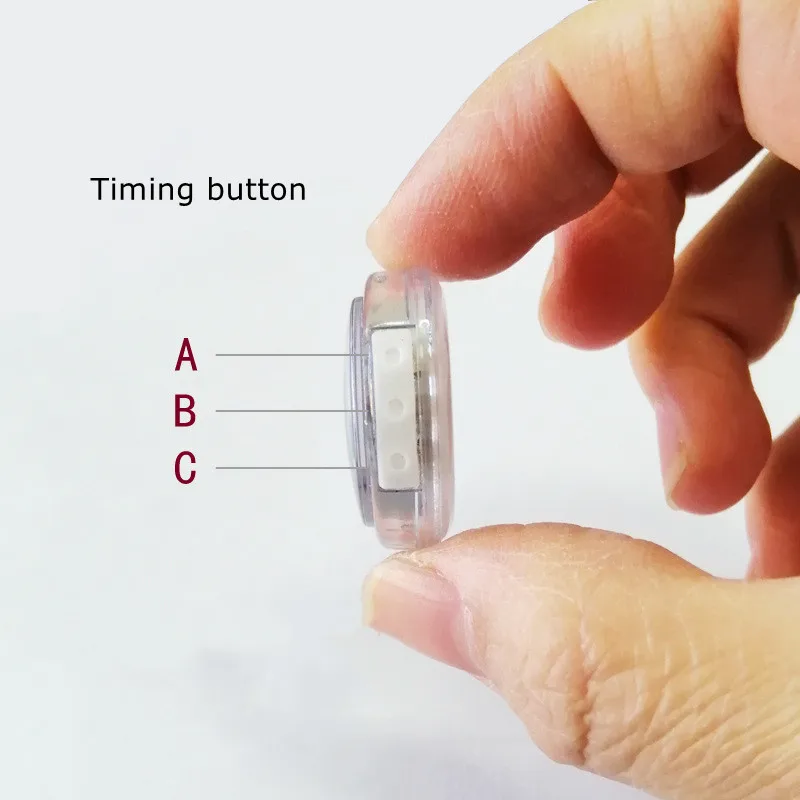 Универсальные водонепроницаемые мини-часы на клейкой основе с цифровым дисплеем