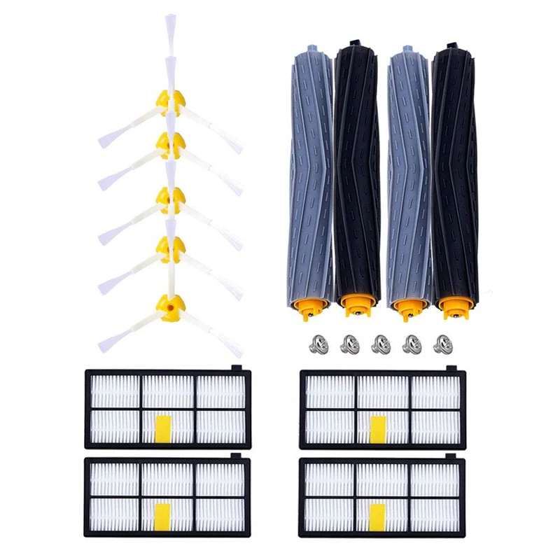 

AD-Replacement Roller Brush Side Brush HEPA Filter Compatible For Irobot Roomba 870 880 Vacuum Cleaner Accessories