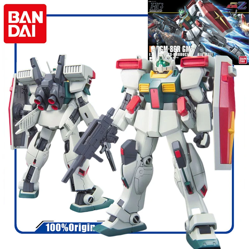 

Bandai Original model kit GUNDAM HG GM 3 1/144 Anime Action Figure Assembly Model Toys Collectible Model Ornaments Gifts for Boy