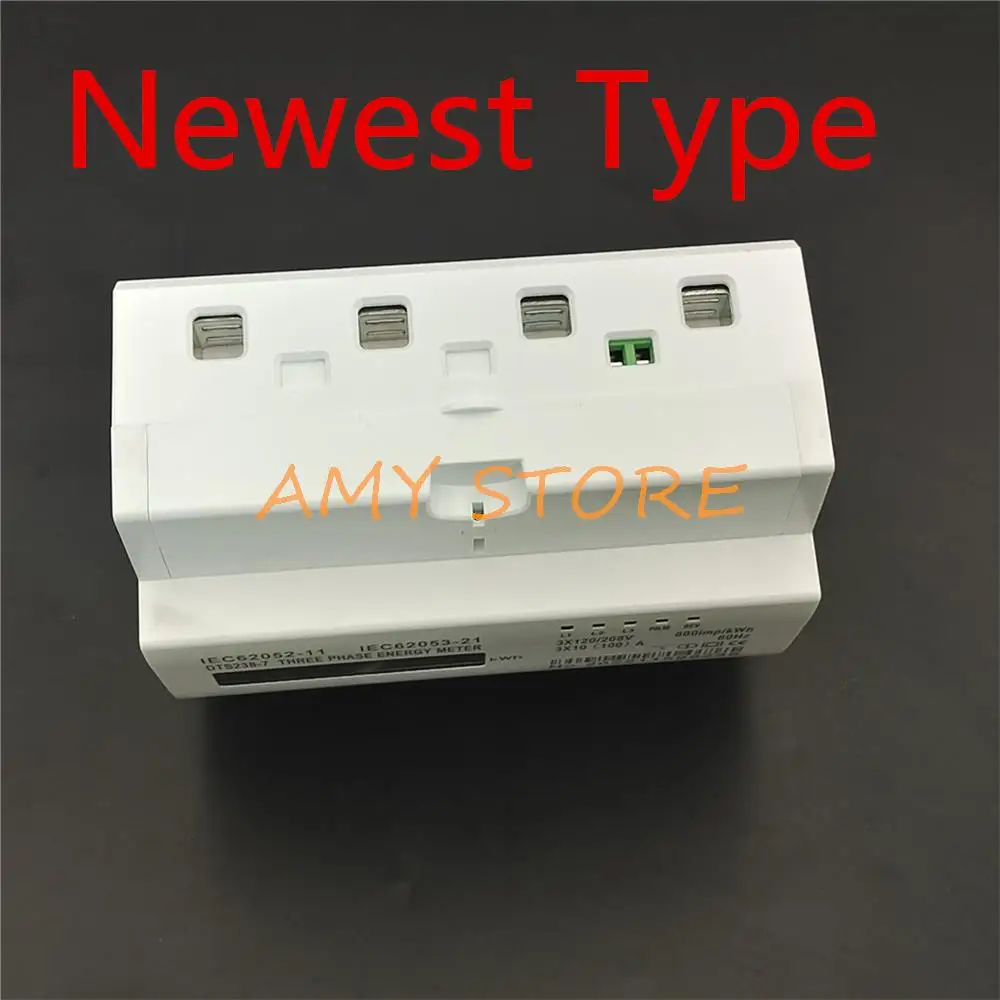 DTS238-7 din-рейка 120/208VAC 60Hz или 220/380VAC 230/400VAC 50Hz 3 фазы Ватт-час киловатт LCD кВт/ч счетчик