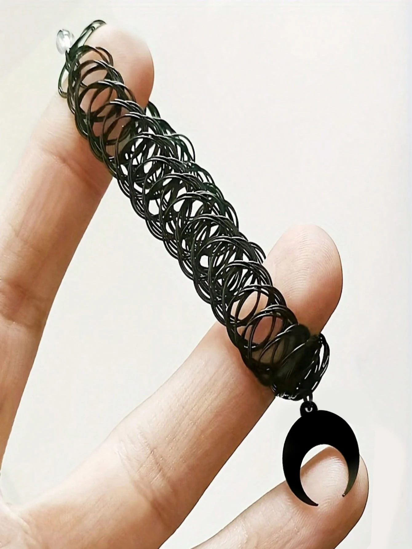 Модное Кольцо В Готическом Стиле Панк С Лунной Звездой Эластичное Ожерелье