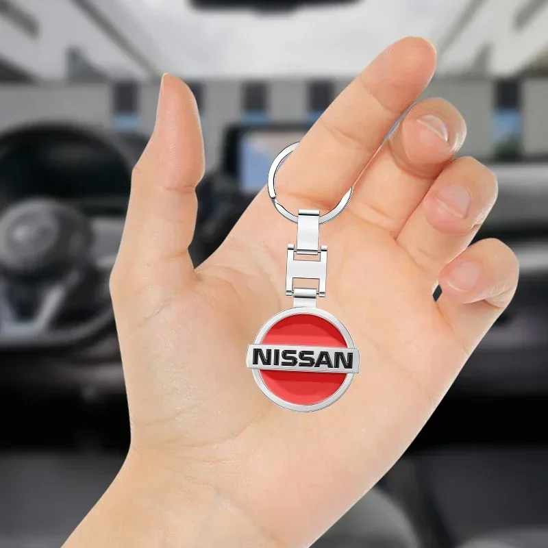 Металлический автомобильный брелок-подвеска двухсторонний брелок для ключей