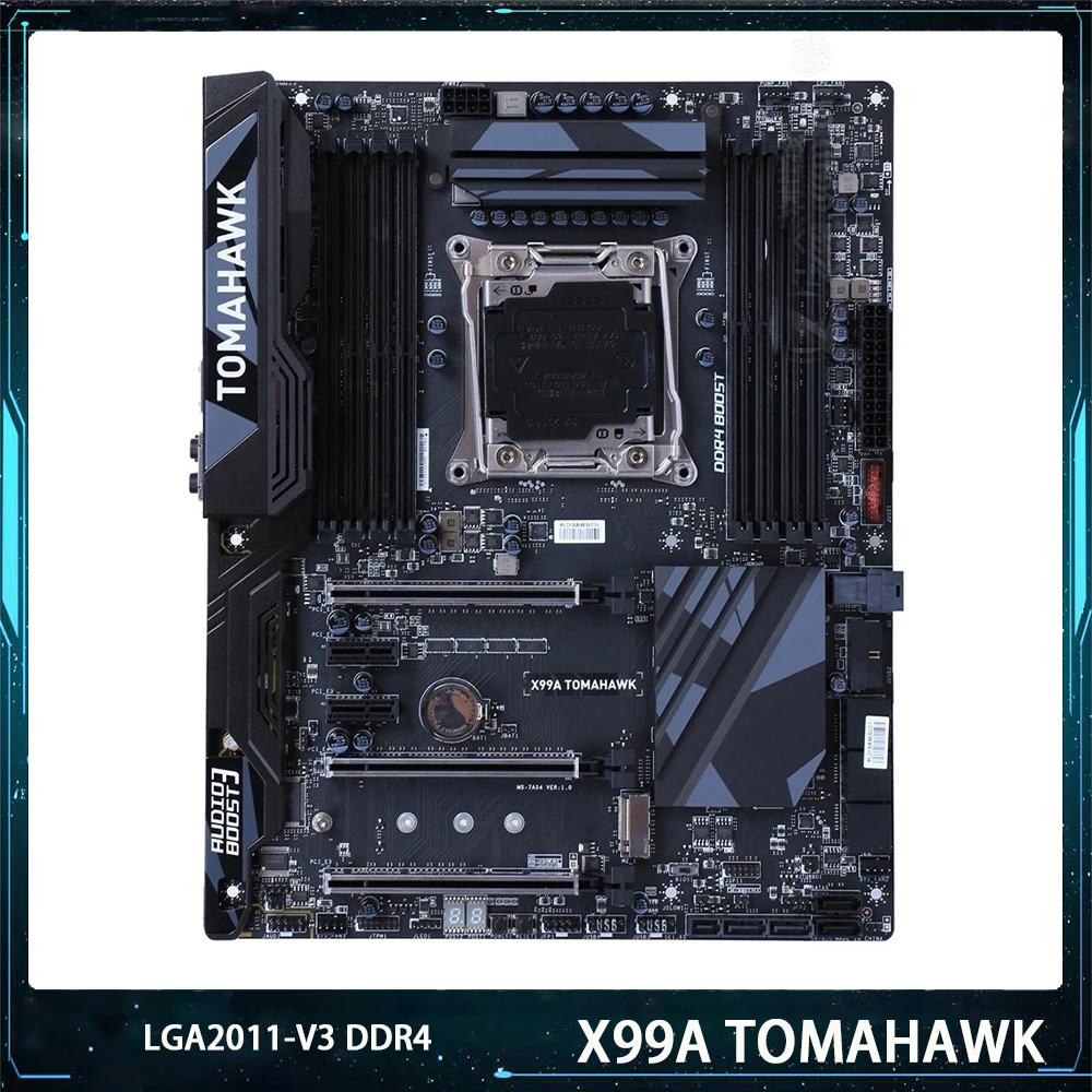 

X99A TOMAHAWK For Msi LGA2011-V3 DDR4 128G U.2 M.2 SATA3 USB3.1 ATX Desktop Motherboard High Quality Fast Ship