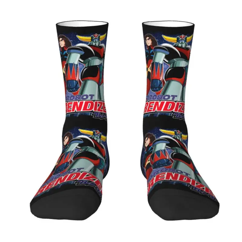 

Kawaii Print Goldorak Grendizer Actarus Socks for Women Men Stretchy Summer Autumn Winter UFO Robot Goldrake Crew Socks