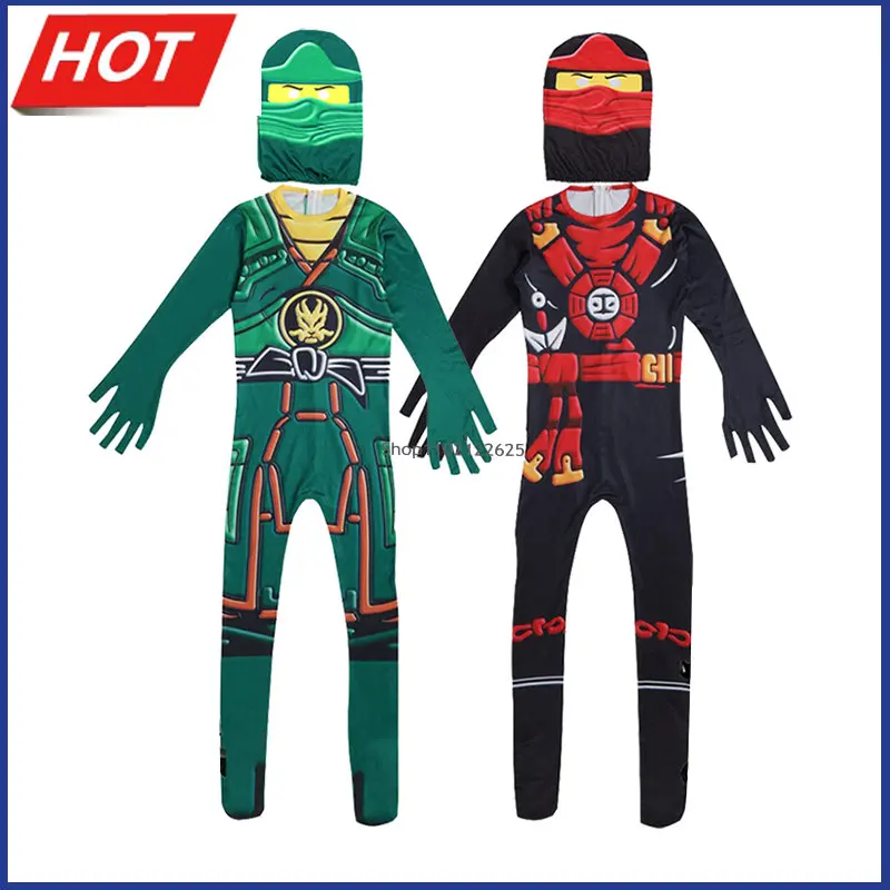 

Костюмы ниндзя на Хэллоуин для детей, аниме валорант ниндзя, Xiao, костюмы для косплея, карнавал, зентай, детская одежда, финальная фантазия