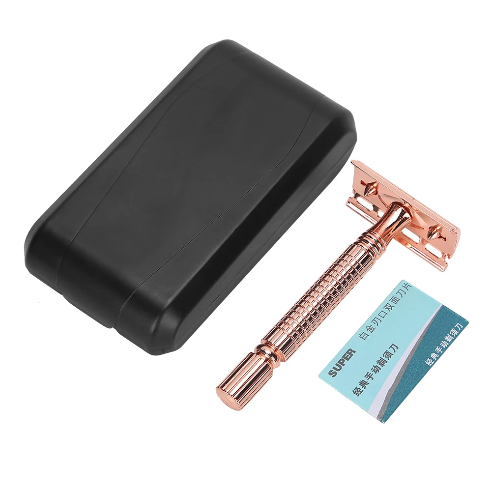 

Double Edge Blade Razor Stainless Steel Classic Safety Shaving Razor Men Manual Shaver