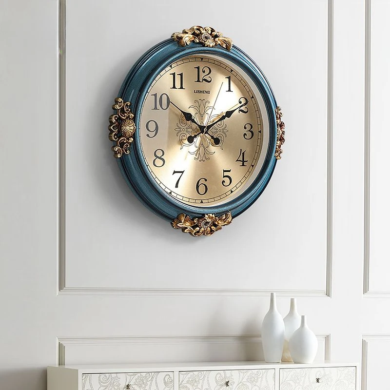 

Light Luxury Wall Clocks Creative Fashion Household Living Room Personality Quiet Clock Atmosphere Simple Quartz Hanging Watch