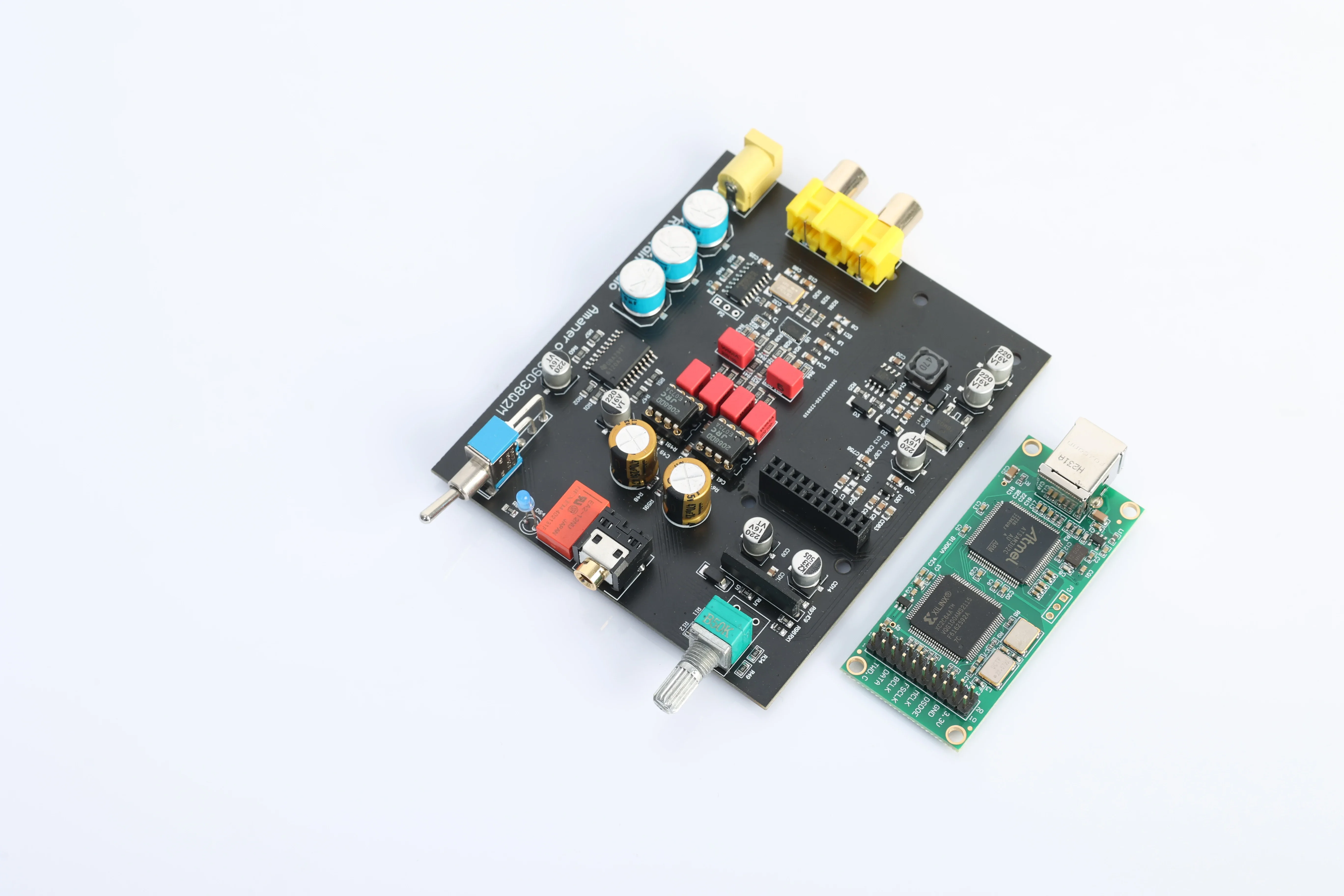 Фото Звуковая карта SmCpNvarcher Es9038, плата USB-декодера, совместимая с DAC DSD, Amanero Xmos+cpld №5