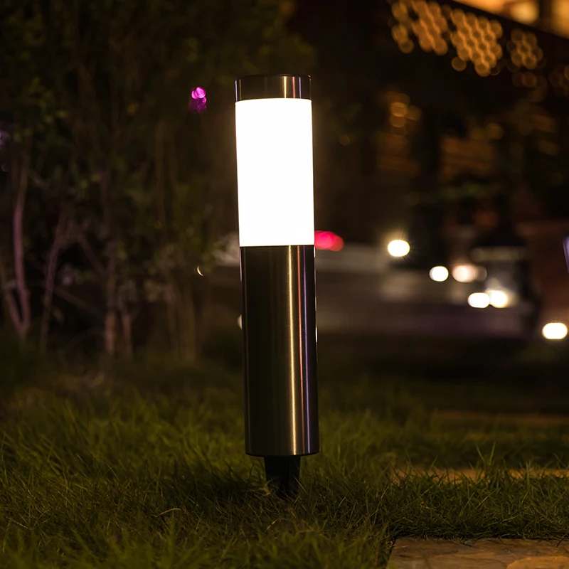 Наружный садовый фонарь из нержавеющей стали дорожка солнечная фотолампа