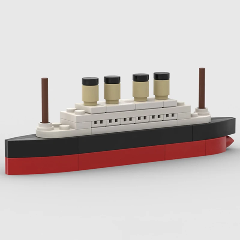 Строительные блоки MOC RMS 56 шт. строительные корабль 3D фотография розы история