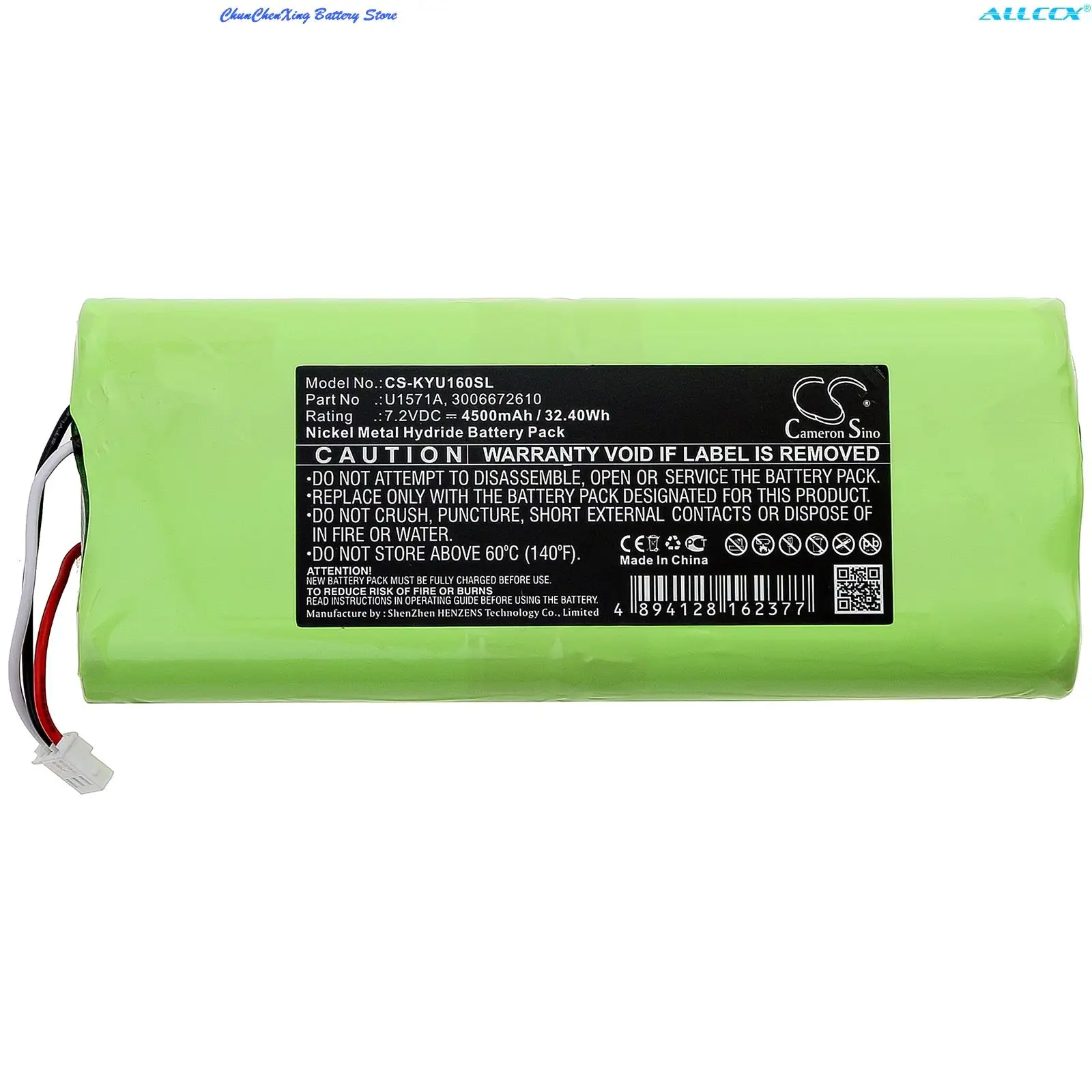 Batería de 4500mAh para portátil, pila de mAh para Keysight U1600, U1602B, U1604B, U1604A, U1602A
