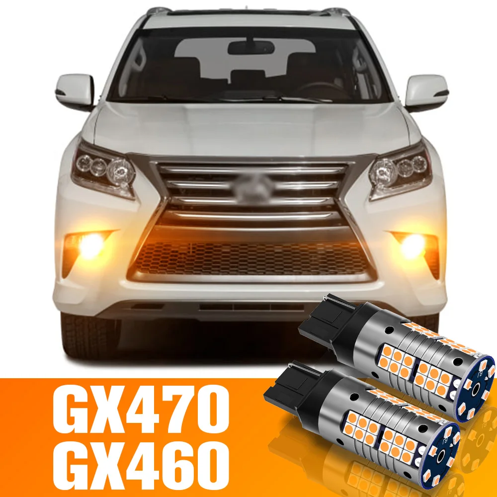 

2pcs LED Turn Signal Light Turning Bulb Accessories For Lexus GX470 GX460 2003-2019 2007 2008 2011 2012 2013 2014 2015 2016 2017
