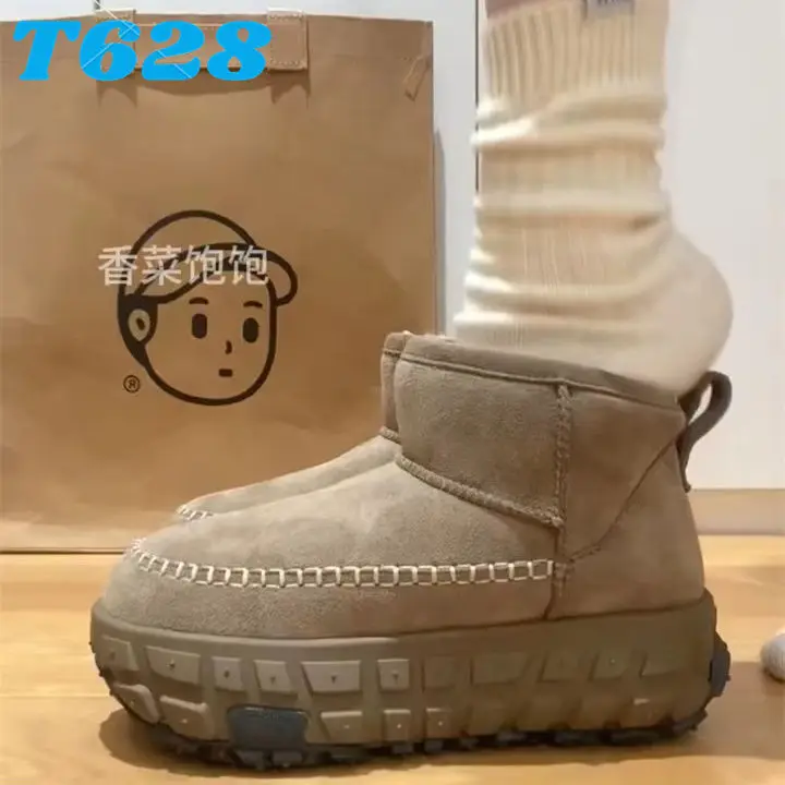 Утепленные хлопковые туфли на толстой подошве женские зимние ботинки 2024 новые