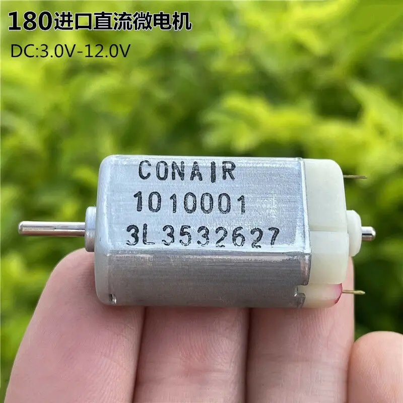 

JOHNSON 1010001 Mini 180 Electric Motor DC 3V-12V High Speed Large Torque Carbon Brush Mini 20mm Engine