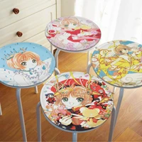 anime cardcaptor sakura nordic printing seat cushion office dining stool pad sponge sofa mat non slip stool seat mat
